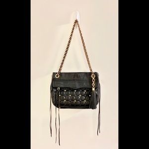 Rebecca Minkoff Leather Studded Circle Swing bag
